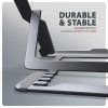 AXAGON STND-LAG Podstawa do laptopów aluminiowa 10-17,3 cala 8 regulowanych pozycji, Szara
